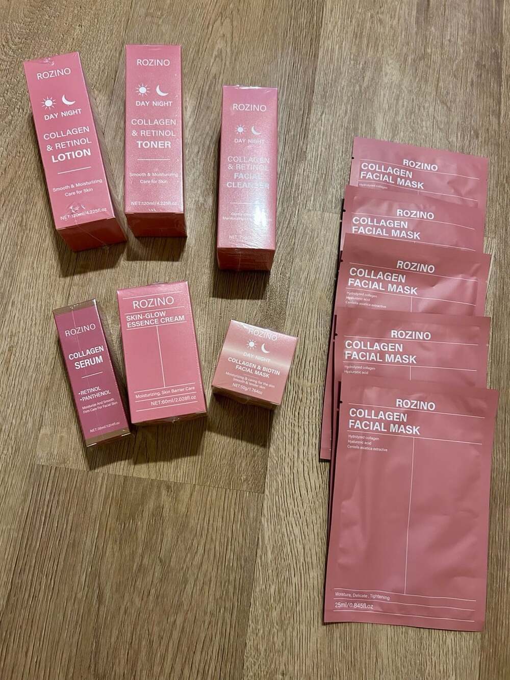 Rozino Skincare Collection Set of 8 Products